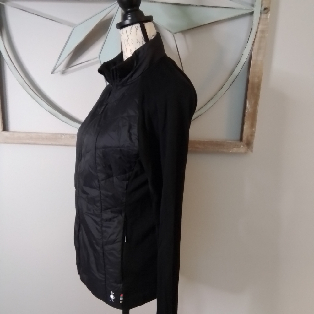 Smartwool Smartloft Hybrid Full-Zip Outdoor Performance Jacket Black - M - Picture 5 of 13